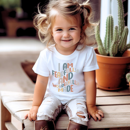 Fearfully and Wonderfully Made Toddler T-Shirt