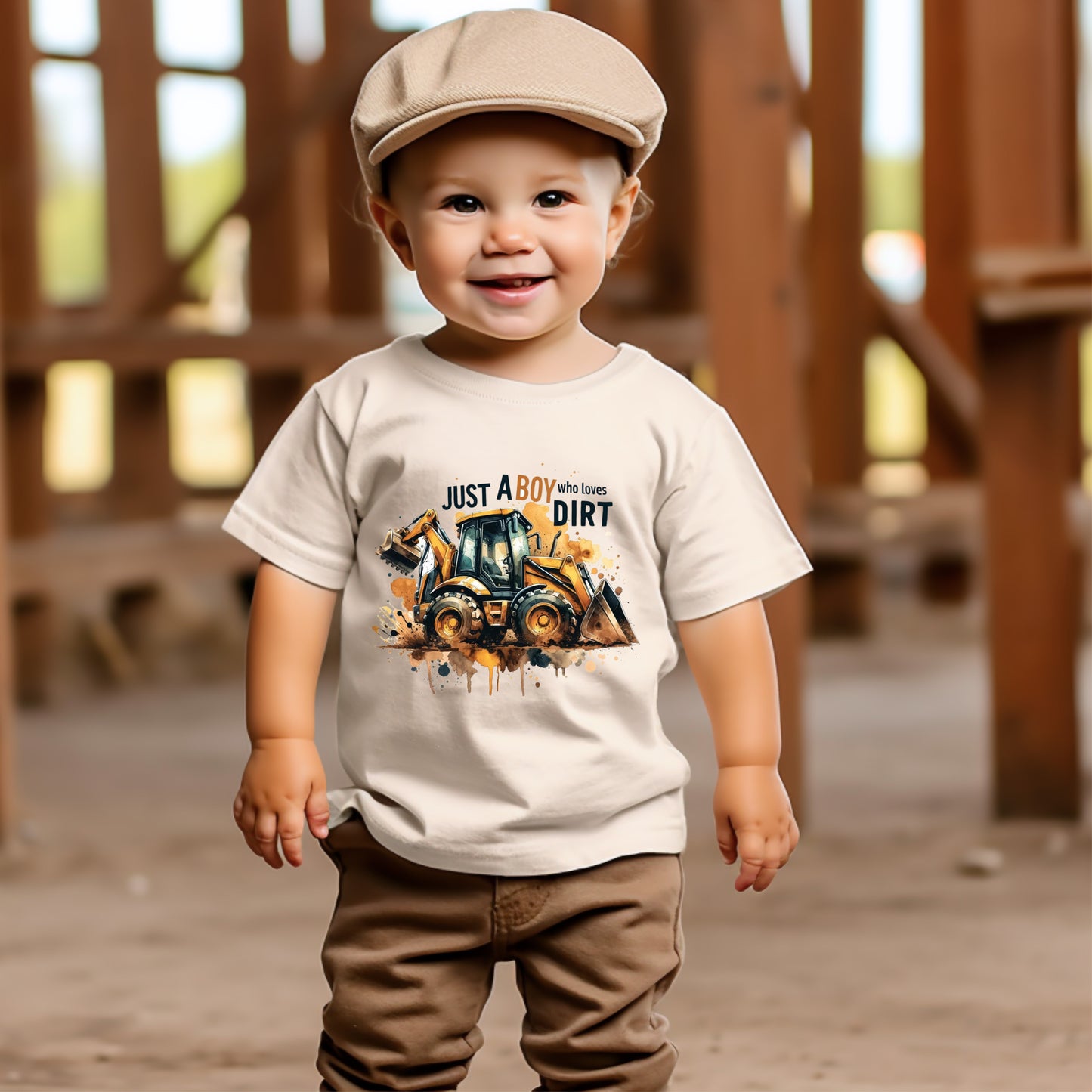 Boy Who Loves Dirt Toddler Tee